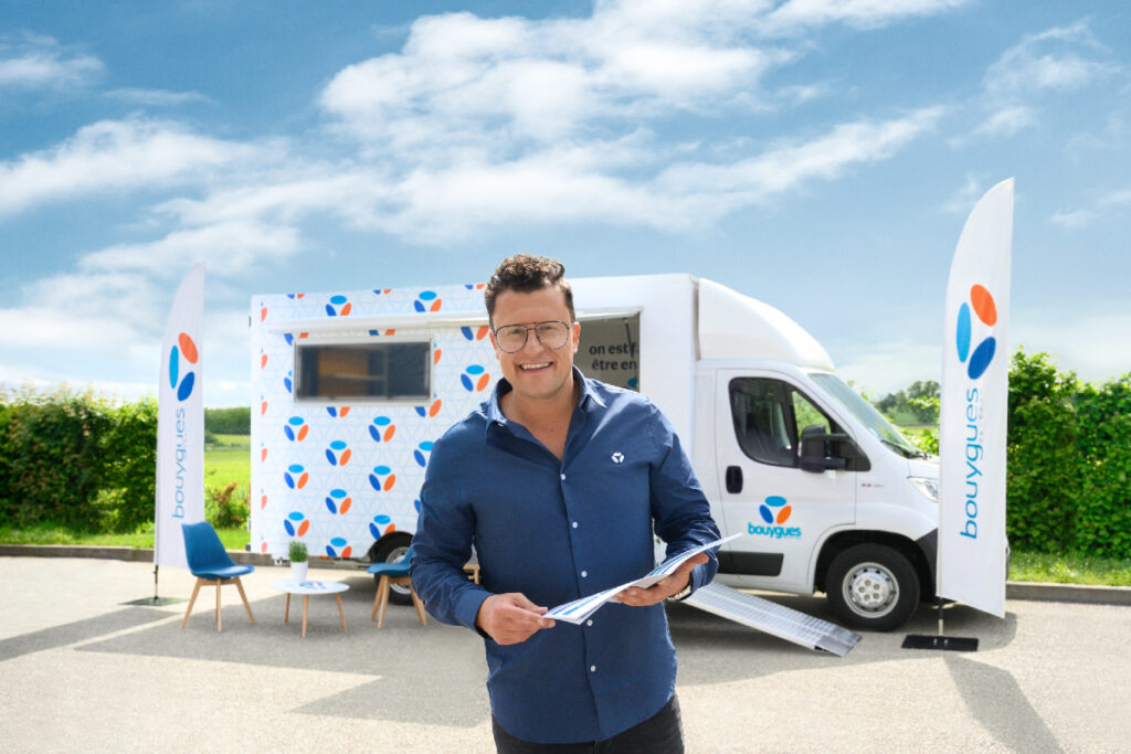 Le camion Fibre Bouygues Telecom va à la rencontre des Français